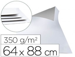 5h.cartoncillo blanco 1 cara 350g/m² 64x88cm.